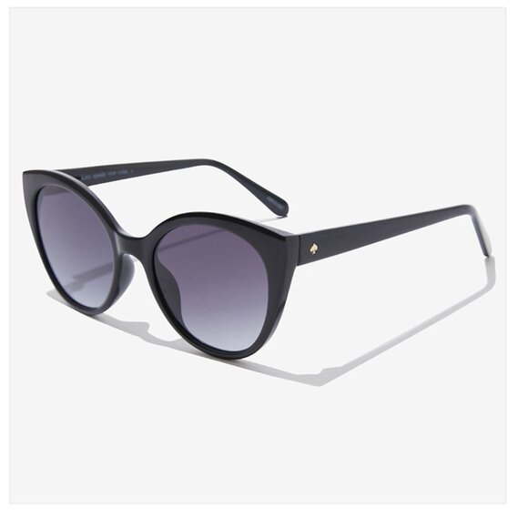 Kate Spade Samantha Sunglasses Black Frame Black Lenses NEW $129 main image 5